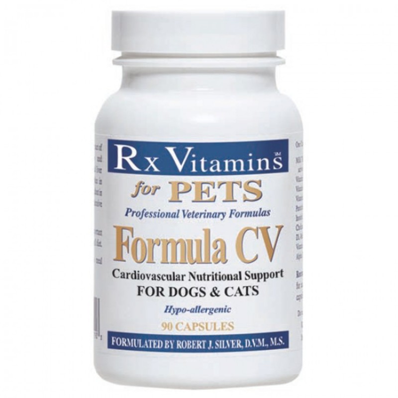 RX Vitamins CV Formula - Supliment pentru sustinerea functiei cardio-vasculare 90 capsule